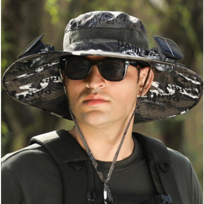 🏆 50K+ SOLD! – Almost Gone-⚡2025 New Ultralight Solar Fan Sun Hat – Lighter Than a Baseball!⚾