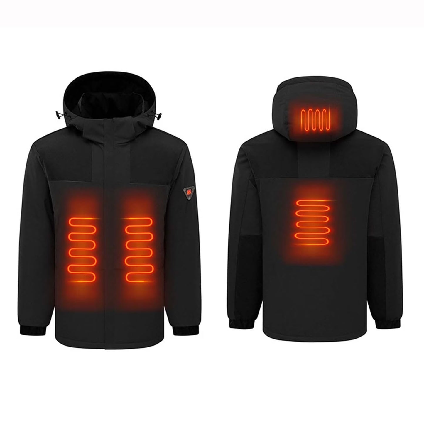 Color-Block Heated Jacket For Men & Women with Battery Pack