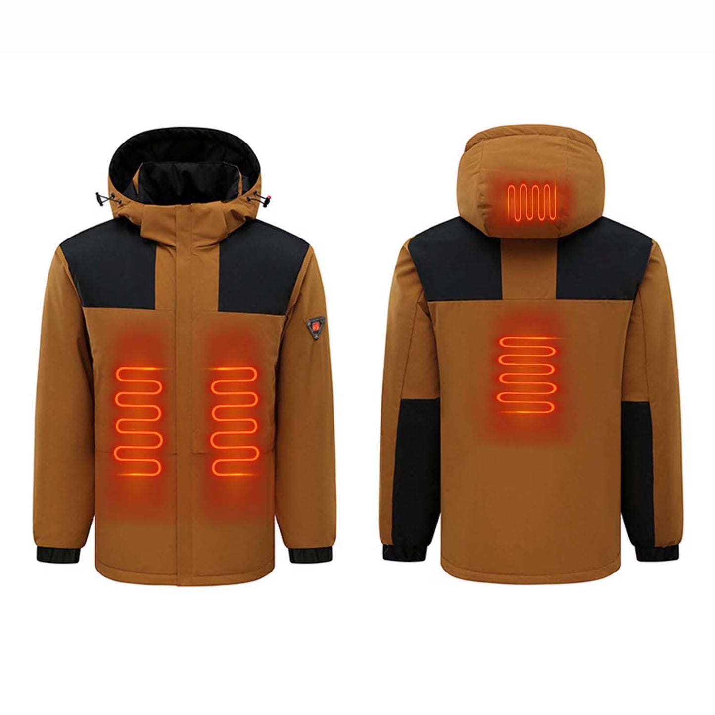 Color-Block Heated Jacket For Men & Women with Battery Pack