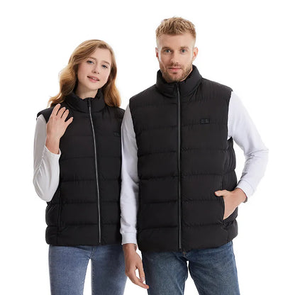 🔥 YEAR END SALE 56% OFF🔥 2025 Updated Version Two-touch 15Heat Zones LED Controller Heated Vest For Men & Women With Battery Pack