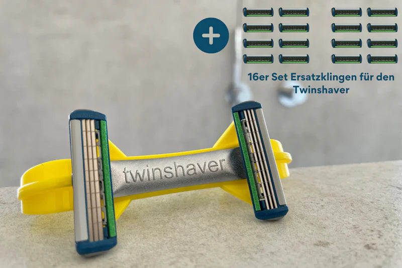 Twinshaver - Starterset Pro – Includes 20 Replacement Blades