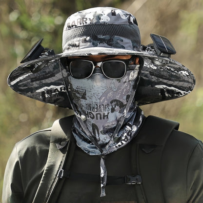 🏆 50K+ SOLD! – Almost Gone-⚡2025 New Ultralight Solar Fan Sun Hat – Lighter Than a Baseball!⚾