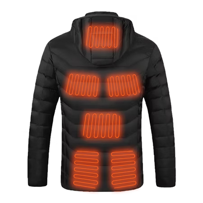 8 Zones Heated Puffer Jacket For Men & Women With Battery Pack