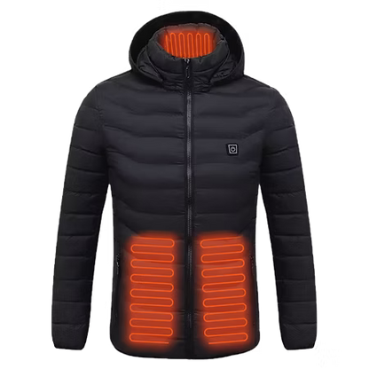 8 Zones Heated Puffer Jacket For Men & Women With Battery Pack