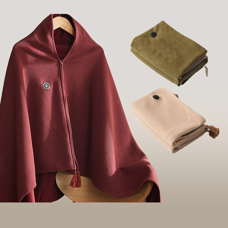 🎄LAST DAY 49% OFF🔥 Portable Heated Blanket Shawl